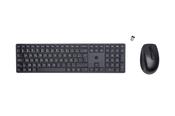 HP 650 Wireless and Mouse Combo keyboard Mouse included Home RF Wireless AZERTY Belgian Black image