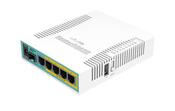 Mikrotik hEX PoE wired router White image
