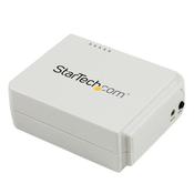 StarTech.com 1 Port USB Wireless N Network Print Server with 10/100 Mbps Ethernet Port - 802.11 b/g/n image