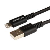 StarTech.com 3 m (10 ft.) USB to Lightning Cable - Long iPhone / iPad / iPod Charger Cable - Lightning to USB Cable - Apple MFi Certified - Black image