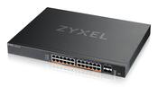 Zyxel XMG2230-28HP Managed L2/L3 2.5G Ethernet (100/1000/2500) Power over Ethernet (PoE) 1U Black image