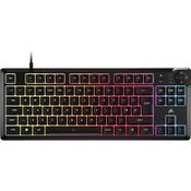 Corsair K55 CORE TKL RGB keyboard Gaming USB QWERTY UK English Black image