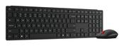 Lenovo 4X31S04847 keyboard Mouse included Home/Office RF Wireless + Bluetooth UK English Black image