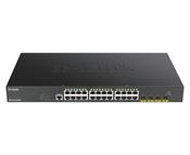 D-Link 24-port Gigabit PoE Smart Managed Switch with 4x 10G SFP+, 370Watts image