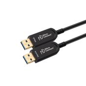 Microconnect USB3.0AA15BOP USB cable USB 3.2 Gen 1 (3.1 Gen 1) 15 m USB A Black image