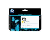 HP F9J65A/728 Ink cartridge yellow 130ml for HP DesignJet T 730/830 image