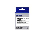 Epson C53S657006/LK-7WBN DirectLabel-etikettes black on white 36mm x 9m for Epson LabelWorks 4-36mm image
