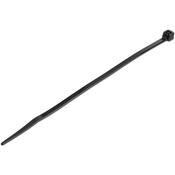 StarTech.com 100-Pack 6"(15cm) Cable Ties - 1/8"(3.6mm) wide, 1-3/8"(39mm) Bundle Diameter, 40lb(18kg) Tensile Strength, Nylon Self Locking Zip Ties with Curved Tip, UL Listed, Black - TAA image