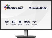iiyama ProGraphic HB3201UHSNP-B1 computer monitor 80 cm (31.5") 3840 x 2160 pixels 4K Ultra HD Black image