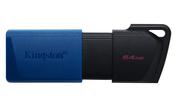 Kingston Technology DataTraveler 64GB USB3.2 Gen 1 Exodia M (Black + Blue) image