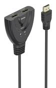 Hama 4K HDMI 2x1 Toggle Switch, 2x HDMI Socket - 1x HDMI Plug image
