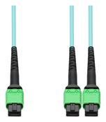 AddOn Networks ADD-AMPO-2AMPO5M5OM4LZ InfiniBand/fibre optic cable 5 m MPO 2x MPO OFNG Aqua colour, Green image