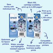 Epson C13T27124010/27XL Ink cartridge cyan high-capacity, 1.1K pages 10.4ml for Epson WF 3620 image