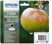 Epson C13T12954012/T1295 Ink cartridge multi pack Bk,C,M,Y 11,2 ml + 3x7 ml Pack=4 for Epson Stylus BX 320/SX 235 W/SX 420/SX 525/WF 3500 image