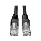 Tripp Lite N201-006-BK Cat6 Gigabit Snagless Molded (UTP) Ethernet Cable (RJ45 M/M), PoE, Black, 6 ft. (1.83 m) image