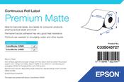 Epson C33S045727 Continous label roll matt Premium 105mm x 35m Pack=1 for Epson TM-C 3500 image