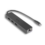 i-tec Advance USB-C Slim Passive HUB 3 Port + Gigabit Ethernet Adapter image