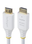 StarTech.com 10ft (3m) Premium Certified High Speed HDMI Cable, 4K 60Hz/1440p 144Hz, HDR10/HDCP 2.2/ARC, 18Gbps, UHD HDMI 2.0 Cord for TV/Monitor/Display, TPE Jacket, White image