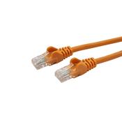 connektgear 15m RJ45 CAT5e UTP Stranded Flush Moulded Network Cable - 24AWG - Orange image
