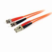 StarTech.com 3m Fiber Optic Cable - Multimode Duplex 62.5/125 LSZH Fiber Jumper Cord - LC/ST image