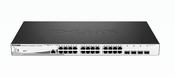 D-Link 28-Port Gigabit PoE+ Smart Managed Switch including 4 x 100/1000Mbps Combo Ports image