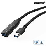 Microconnect USB3.0AAF5A USB cable USB 3.2 Gen 1 (3.1 Gen 1) 5 m USB A Black image