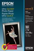 Epson Ultra Glossy Photo Paper - 13x18cm - 50 Sheets image