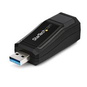 StarTech.com USB 3.0 to Gigabit Ethernet NIC Network Adapter – 10/100/1000 Mbps image