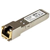StarTech.com MSA Compliant SFP Transceiver Module - 1000BASE-TX~MSA Uncoded SFP Module - 1000BASE-TX - SFP to RJ45 Cat6/Cat5e - 1GE Gigabit Ethernet SFP - RJ-45 100m image