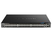 D-Link 48-Port Gigabit Stackable POE+ Smart Managed Switch with 2 x 10GBase-T &amp; 2 x 10G SFP+ image