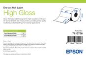 Epson High Gloss Label, Die-Cut Roll, 76mm x 51mm, 610 Labels image