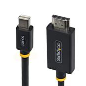 StarTech.com 1m (3ft) Mini DisplayPort to HDMI Adapter Cable, 4K 60Hz with HBR3/HDCP 2.3/DPCP, MDP to HDMI 2.0, Active Video Converter, Mini DisplayPort Desktop to HDMI Monitor image