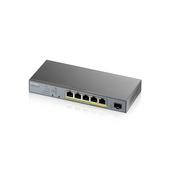 Zyxel GS1350-6HP Managed L2 Gigabit Ethernet (10/100/1000) Power over Ethernet (PoE) Grey image