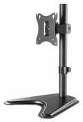 Manhattan Desk Mount for TV &amp; Monitors, Stand Assembly, Tilt/Swivel/Rotation, For screens 10" to 27", VESA compatibility: 75x75 and 100x100mm - check the dimensions of the four mounting holes on back of screen to ensure it fits, Max 7kg, Black, Bracket image