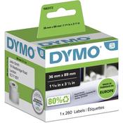 Dymo 1983172 DirectLabel-etikettes white 36mm x 89mm Pack=260 for Dymo Etiketten 10cm/5XL 10cm/LW 550 60mm/60mm image