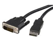 StarTech.com 10ft (3m) DisplayPort to DVI Cable - DisplayPort to DVI Adapter Cable 1080p Video - DisplayPort to DVI-D Cable Single Link - DP to DVI Monitor Cable - DP 1.2 to DVI Converter image