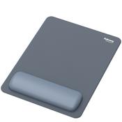 Fellowes Breyta XL Mouse Mat Wrist Rest XL Mouse Pad Wrist Support with Antibacterial Protection Ergonomic Mouse Mat Marine image