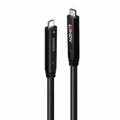 Lindy 10m USB 3.2 Gen 2 &amp; DP 1.4 Type C Hybrid Cable image