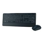 LogiLink ID0161 keyboard Mouse included Universal RF Wireless QWERTZ German Black image