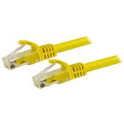 StarTech.com 1.5m CAT6 Ethernet Cable - Yellow CAT 6 Gigabit Ethernet Wire -250MHz 100W PoE RJ45 UTP Network/Patch Cord Snagless w/Strain Relief Individually Tested image