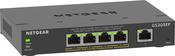 NETGEAR 5-Port Gigabit Ethernet PoE+ Plus Switch (GS305EP) Managed L2/L3 Gigabit Ethernet (10/100/1000) Power over Ethernet (PoE) Black image