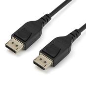 StarTech.com 1 m VESA Certified DisplayPort 1.4 Cable - 8K 60Hz HBR3 HDR - 3 ft Super UHD DisplayPort to DisplayPort Monitor Cord - Ultra HD 4K 120Hz DP 1.4 Slim Video Cable M/M DP Connector image
