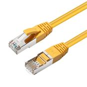Microconnect SSTP601Y networking cable Yellow 1 m Cat6 S/FTP (S-STP) image