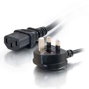 C2G 5m Power Cable Black BS 1363 C13 coupler image