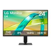 LG Monitor U4 24U411B-B 24-inch IPS Full HD 144Hz Monitor image