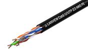 Lanview LVN122151 networking cable Black 305 m Cat6 U/UTP (UTP) image