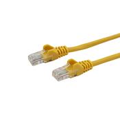 connektgear 10m RJ45 CAT5e UTP Stranded Flush Moulded Network Cable - 24AWG - Yellow image