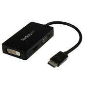 StarTech.com Travel A/V adapter: 3-in-1 DisplayPort to VGA DVI or HDMI converter image