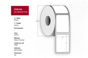 Capture CA-LB3132-C25 printer label White