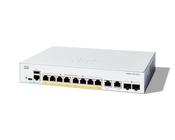 Cisco Catalyst 1200-8P-E-2G Smart Switch, 8 Port GE, PoE, Ext PS, 2x1GE Combo, Limited Lifetime Protection (C1200-8P-E-2G) image